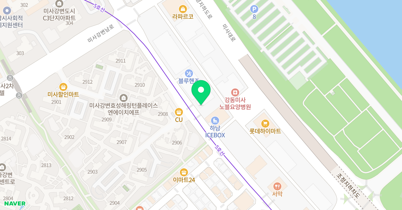타이거즈 아이스하키 하남미사 위치