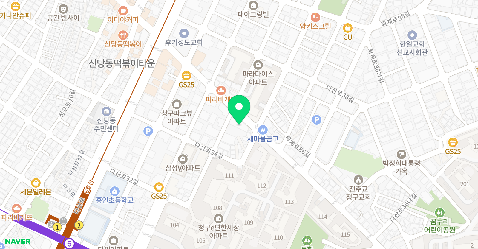 아리랑 태권도 위치