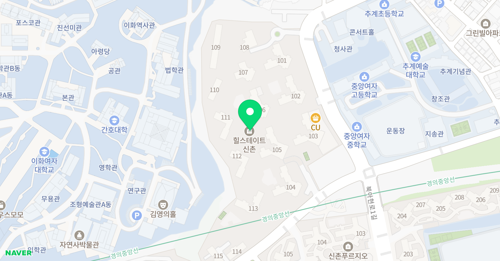 공터영어 북아현센터 위치
