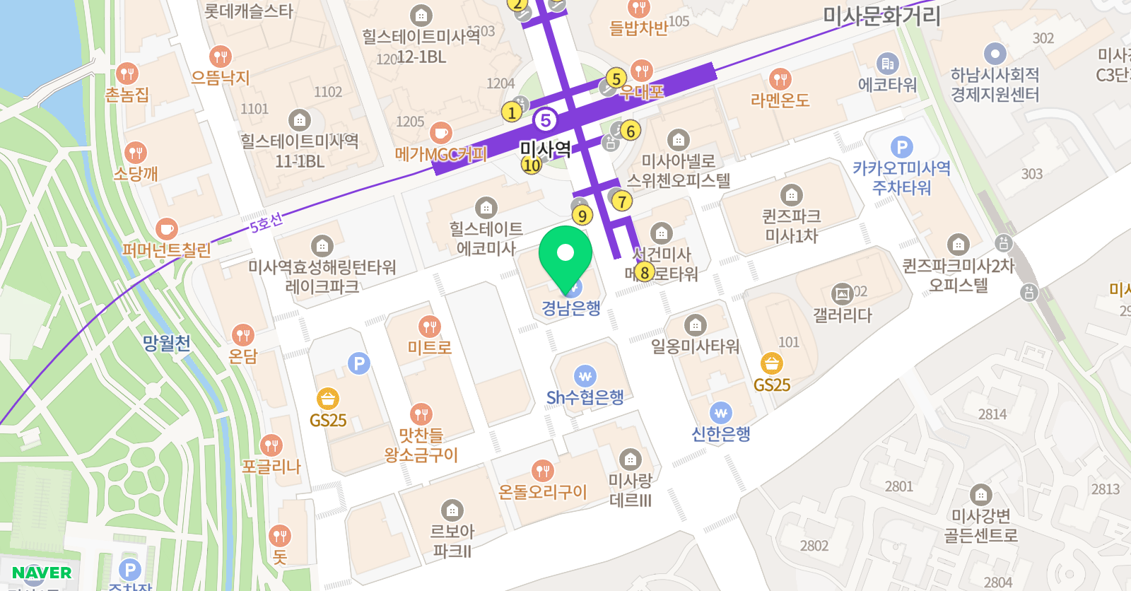 다겸국어학원 위치