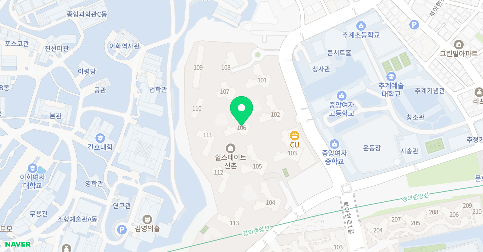 기탄 사고력교실 신촌힐스테이트점 위치