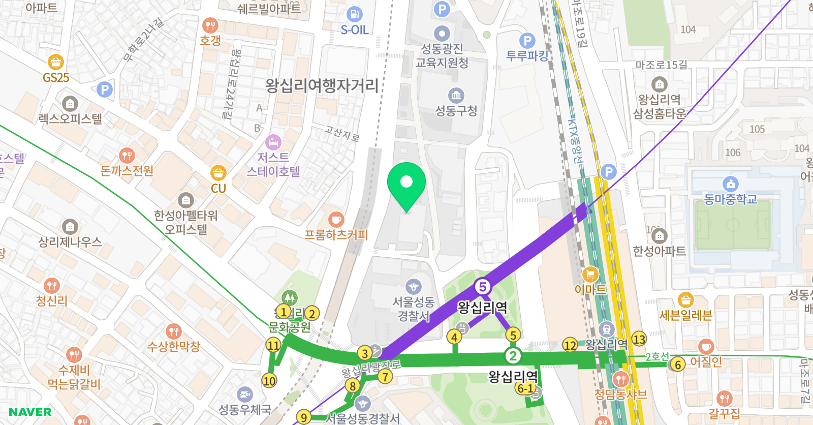 성동청소년수련관 수영장 위치
