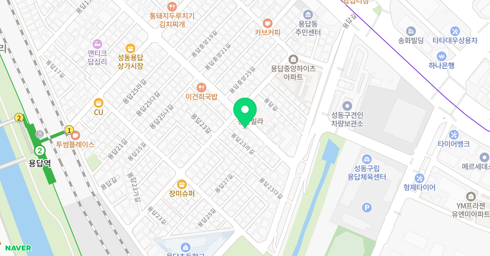 더학우 학원 위치