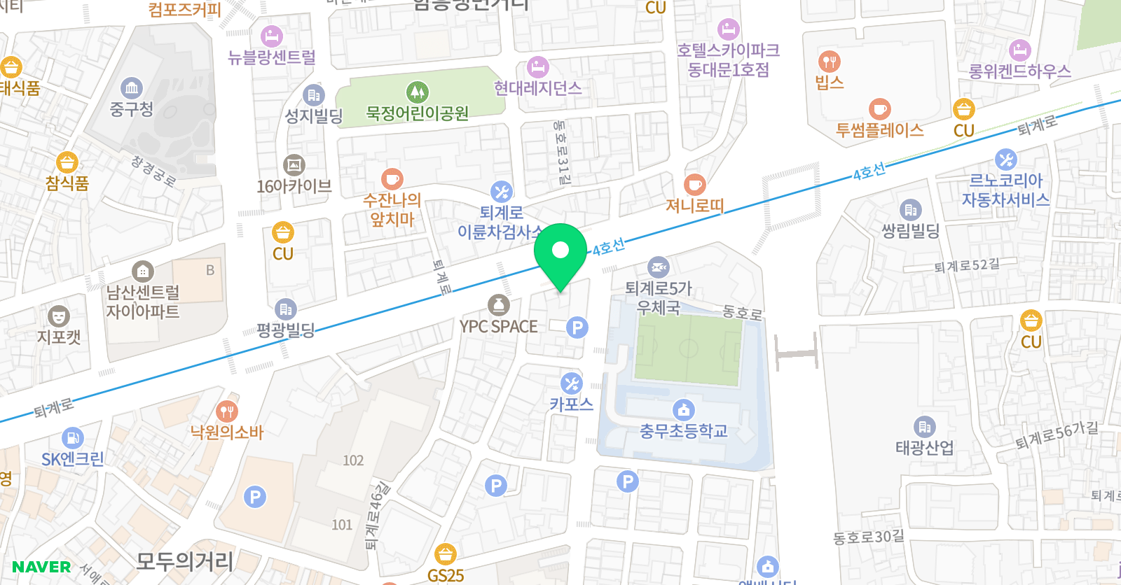 오케이 태권도장 위치