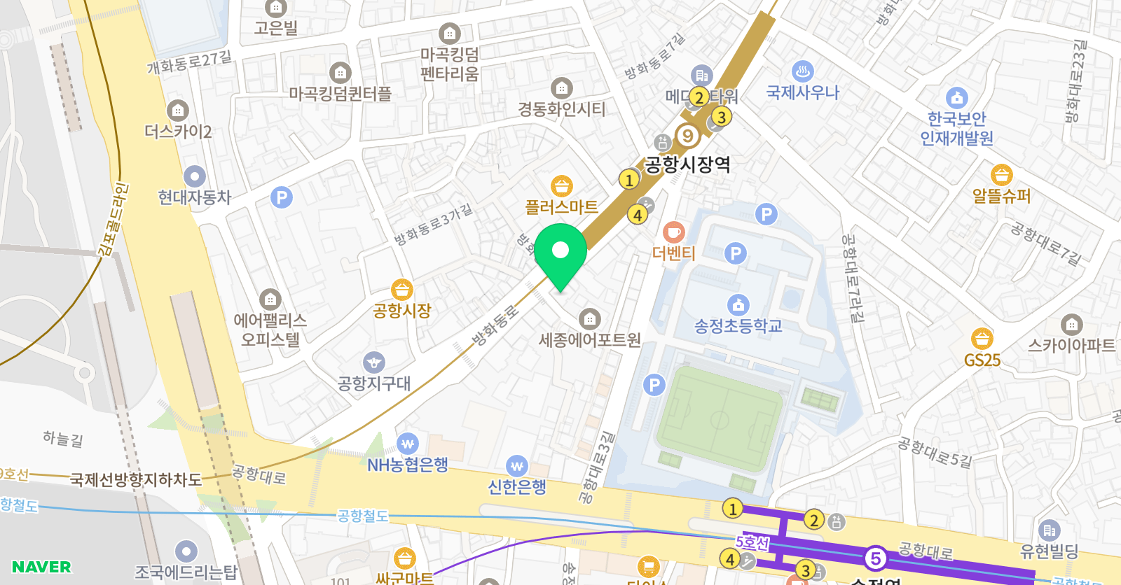 이정순 댄스아카데미 학원 위치
