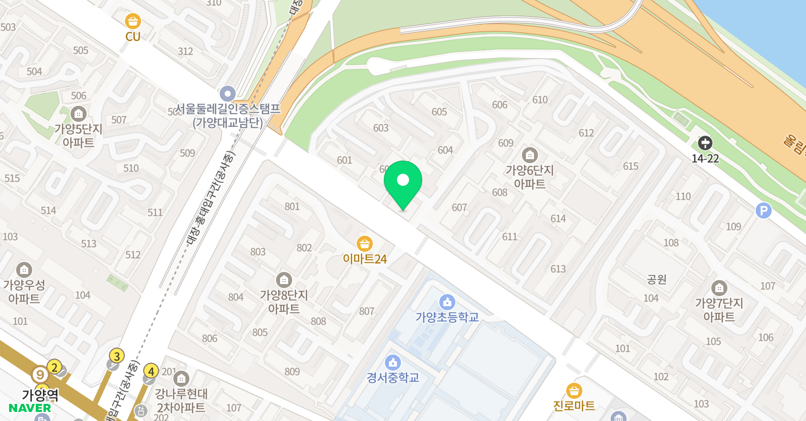 삼성영어 가양교실 위치