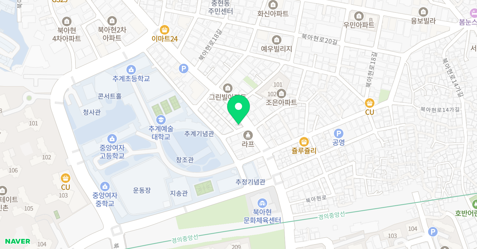 스마트해법 수학 북아현점 위치