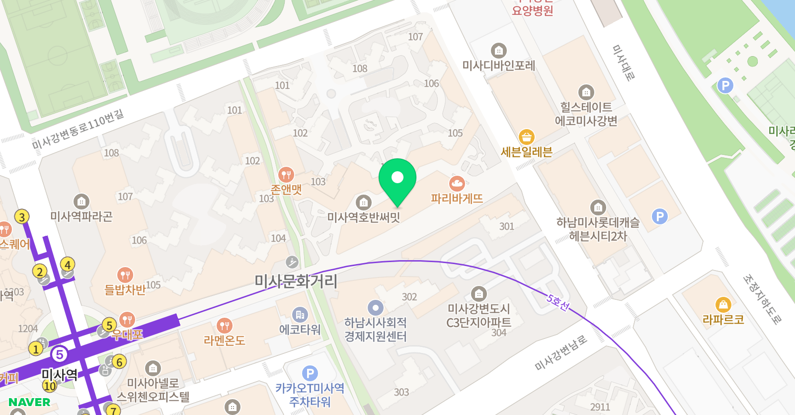 아벨 무용학원 위치