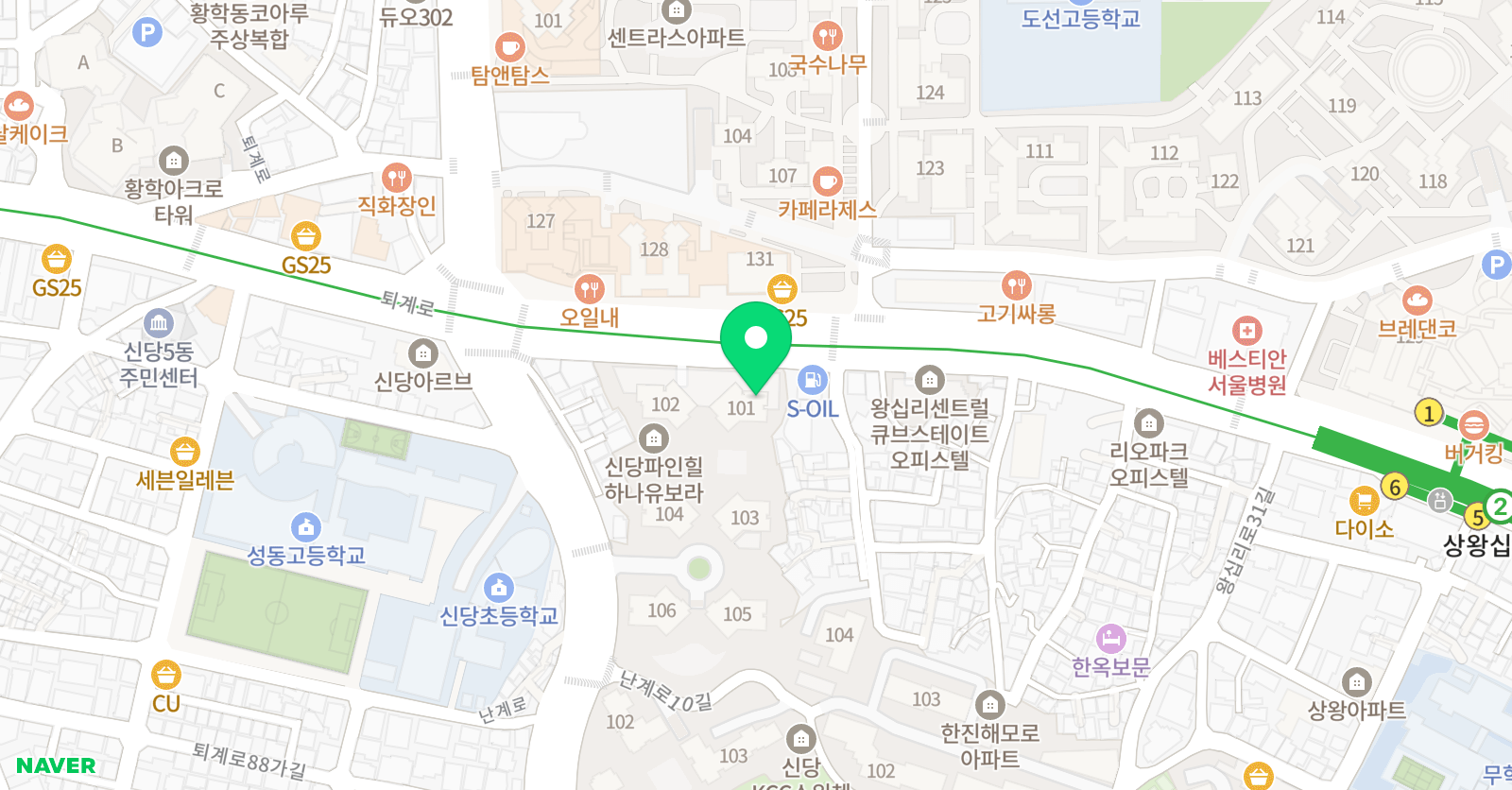 서강SLP 성동점 위치