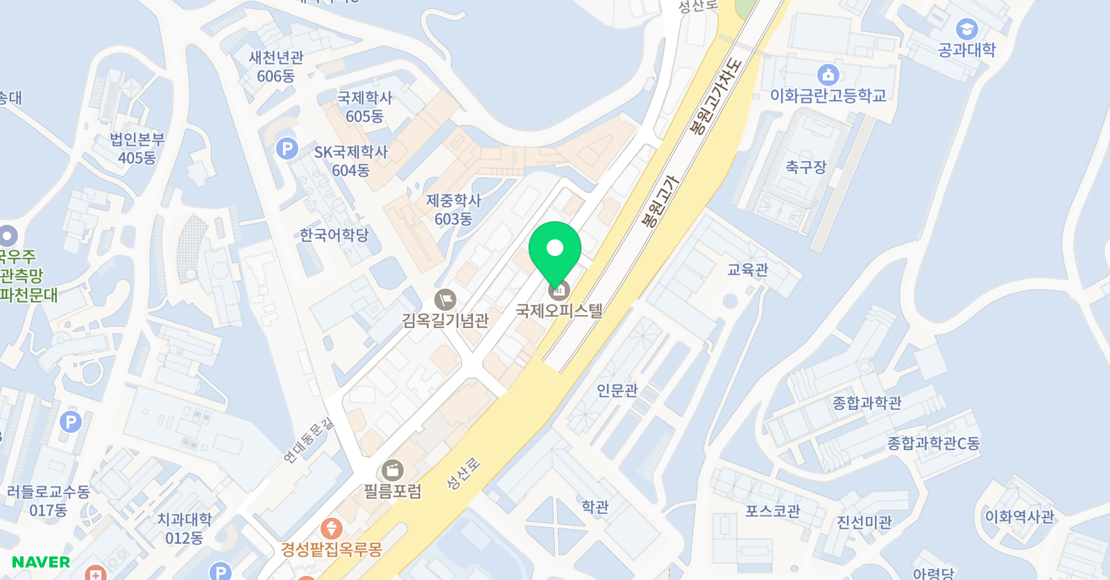 YBM ECC 마포서대문 위치