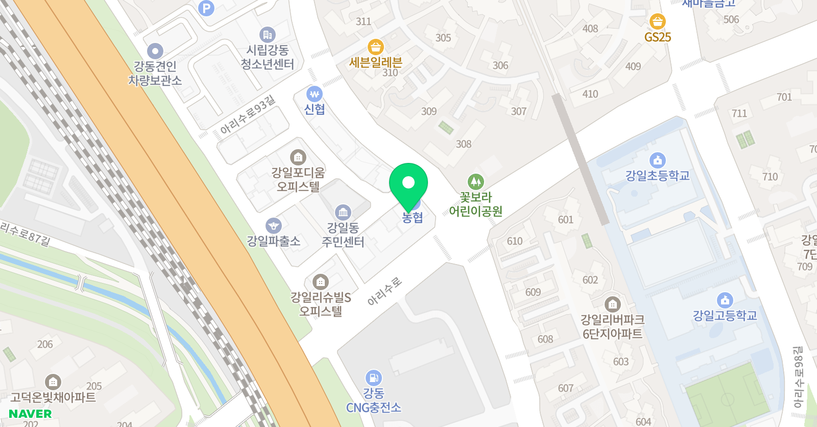더오른 수학학원 위치
