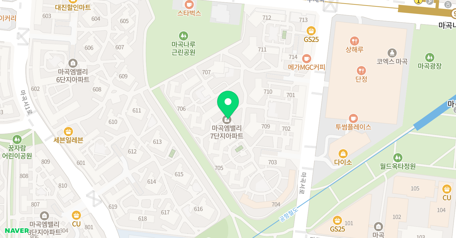 비끄아트 강서마곡점 위치