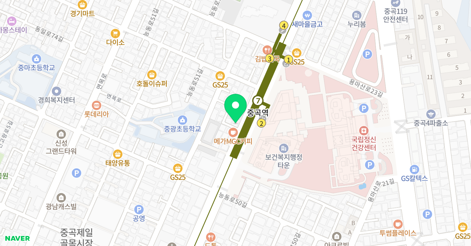 그리네 미술학원 위치