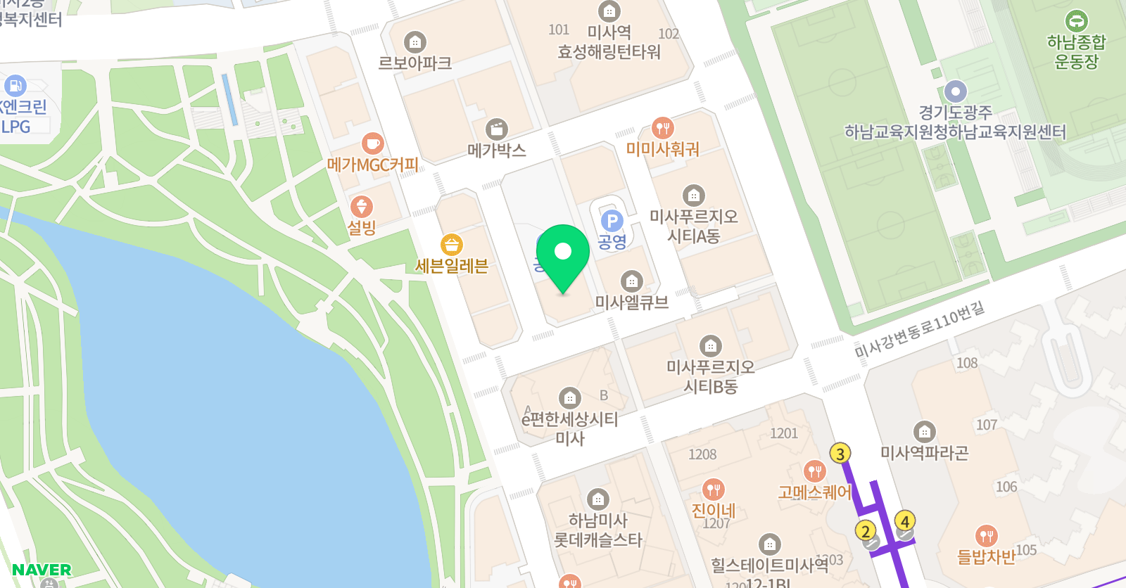 GTS 아카데미 위치