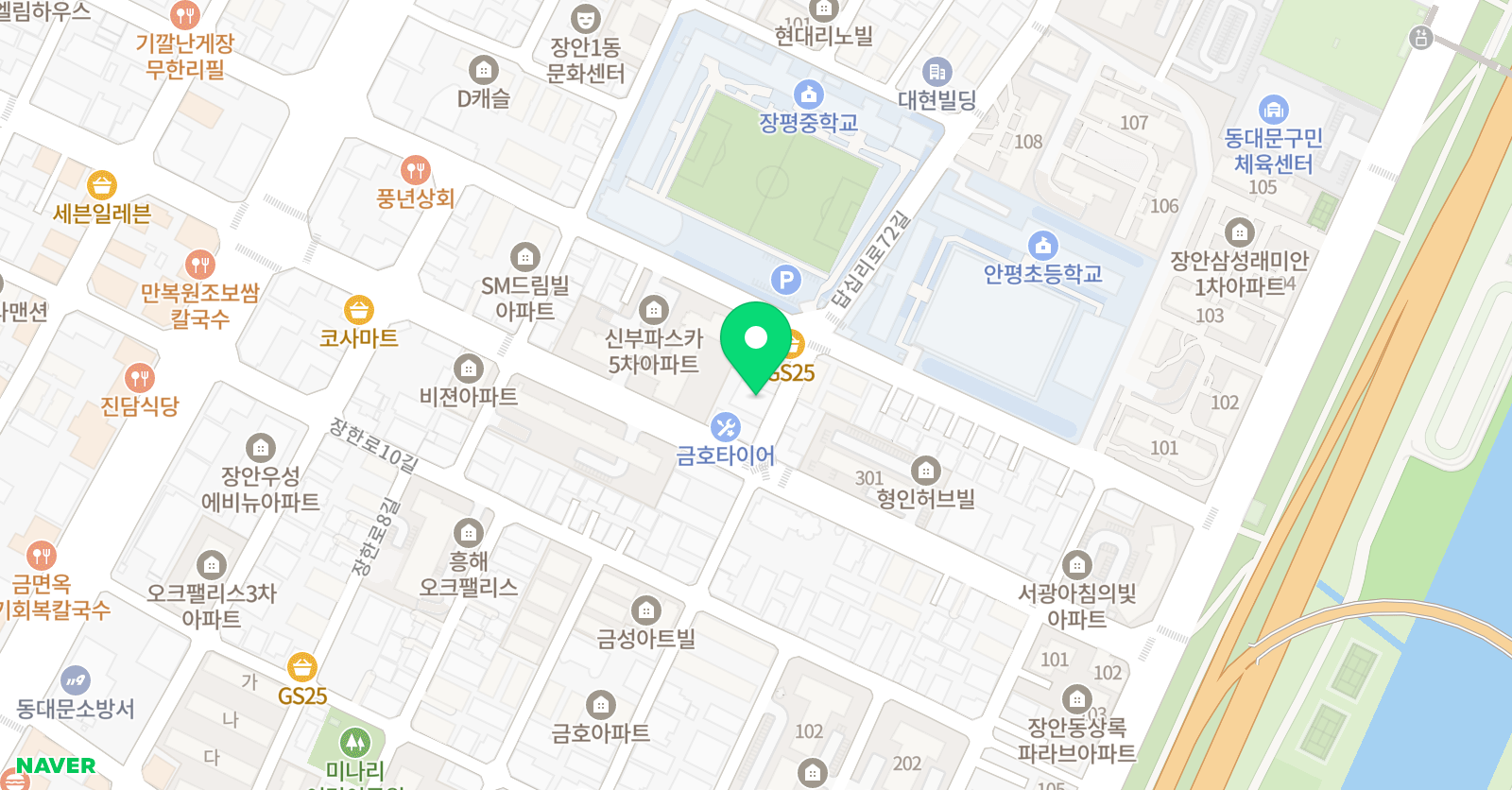 디제이엠 실용음악학원 위치