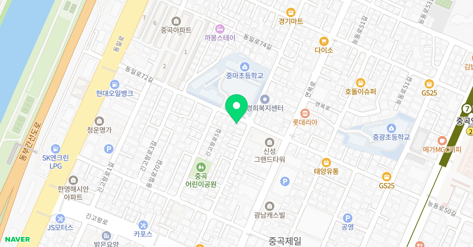 달그린 미술창작소 미술교습소 위치
