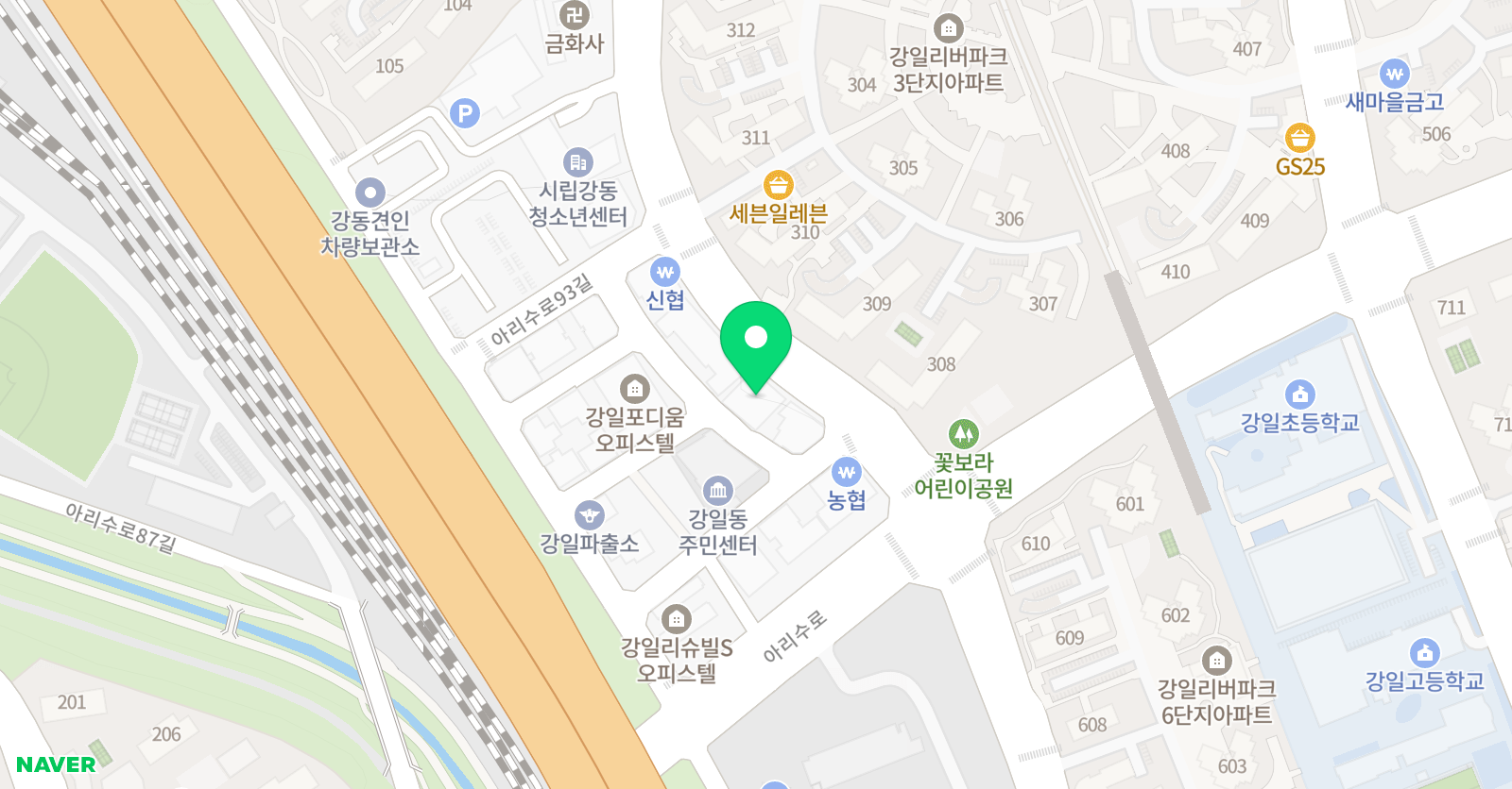 제임스 영어학원 위치