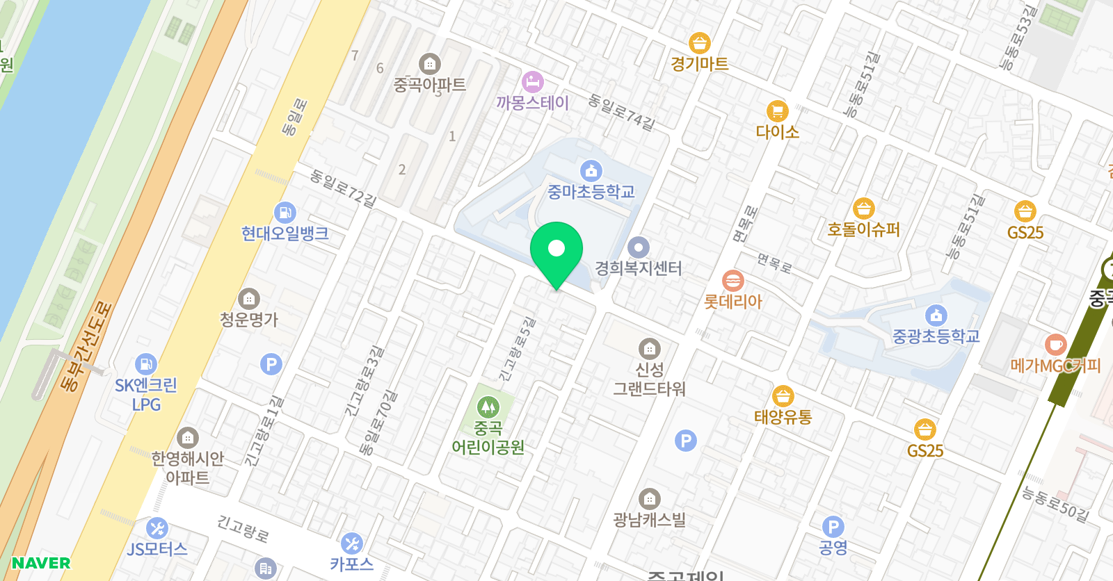 스마트해법영어 중마 영어교습소 위치