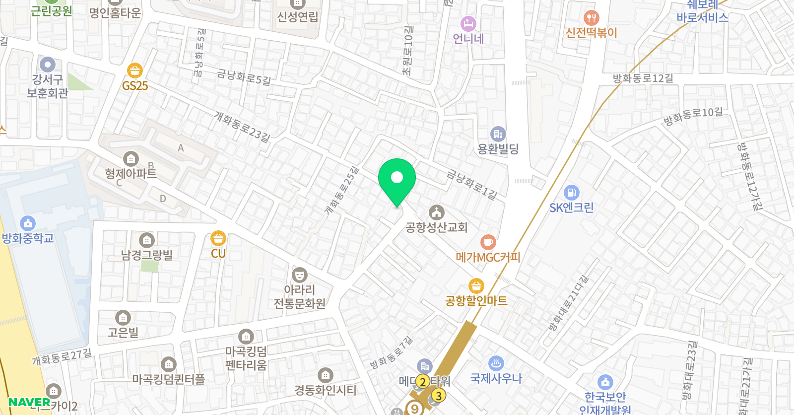 명성 태권도장 위치