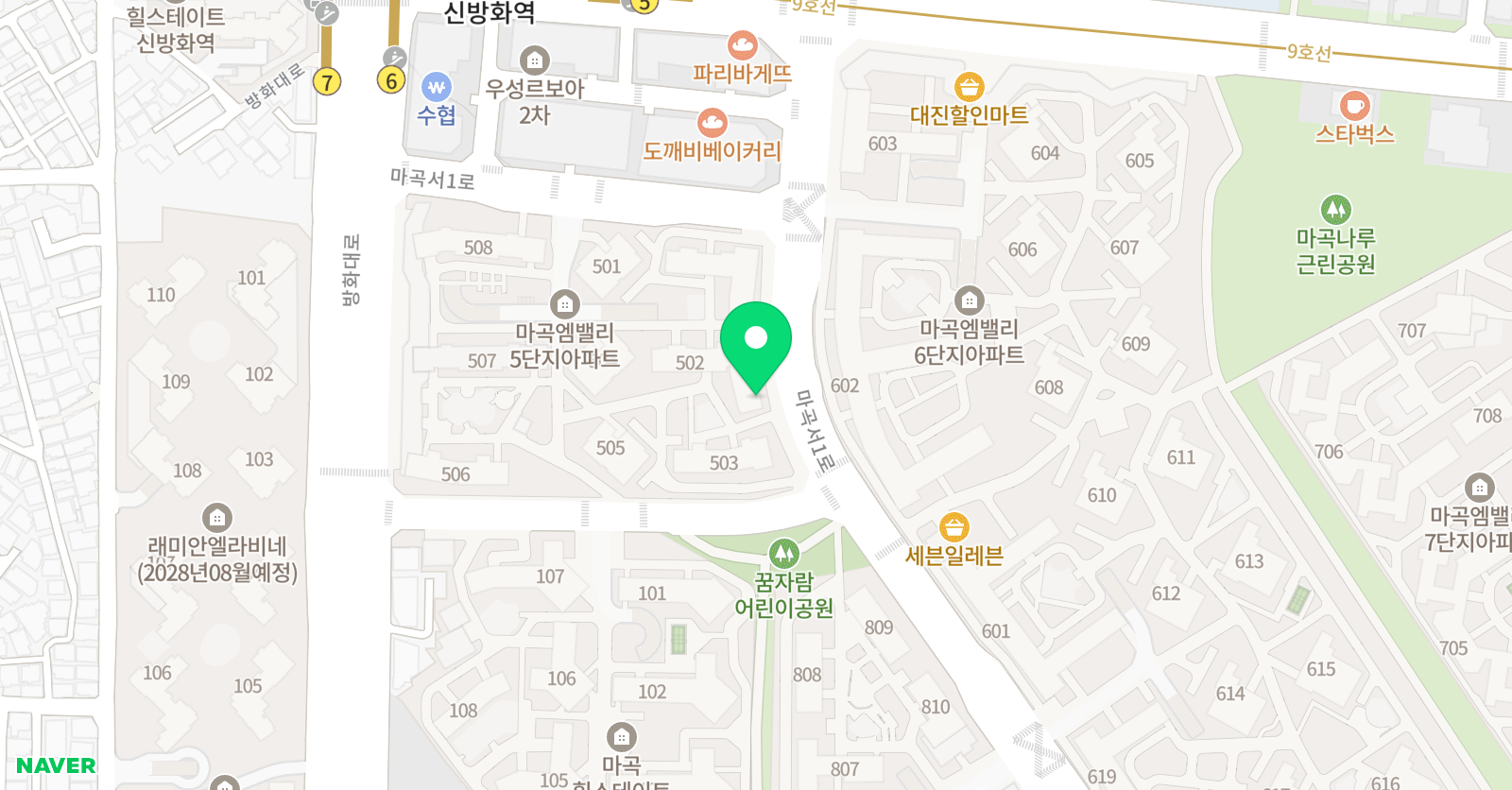 티칭앤터칭 영수학원 위치