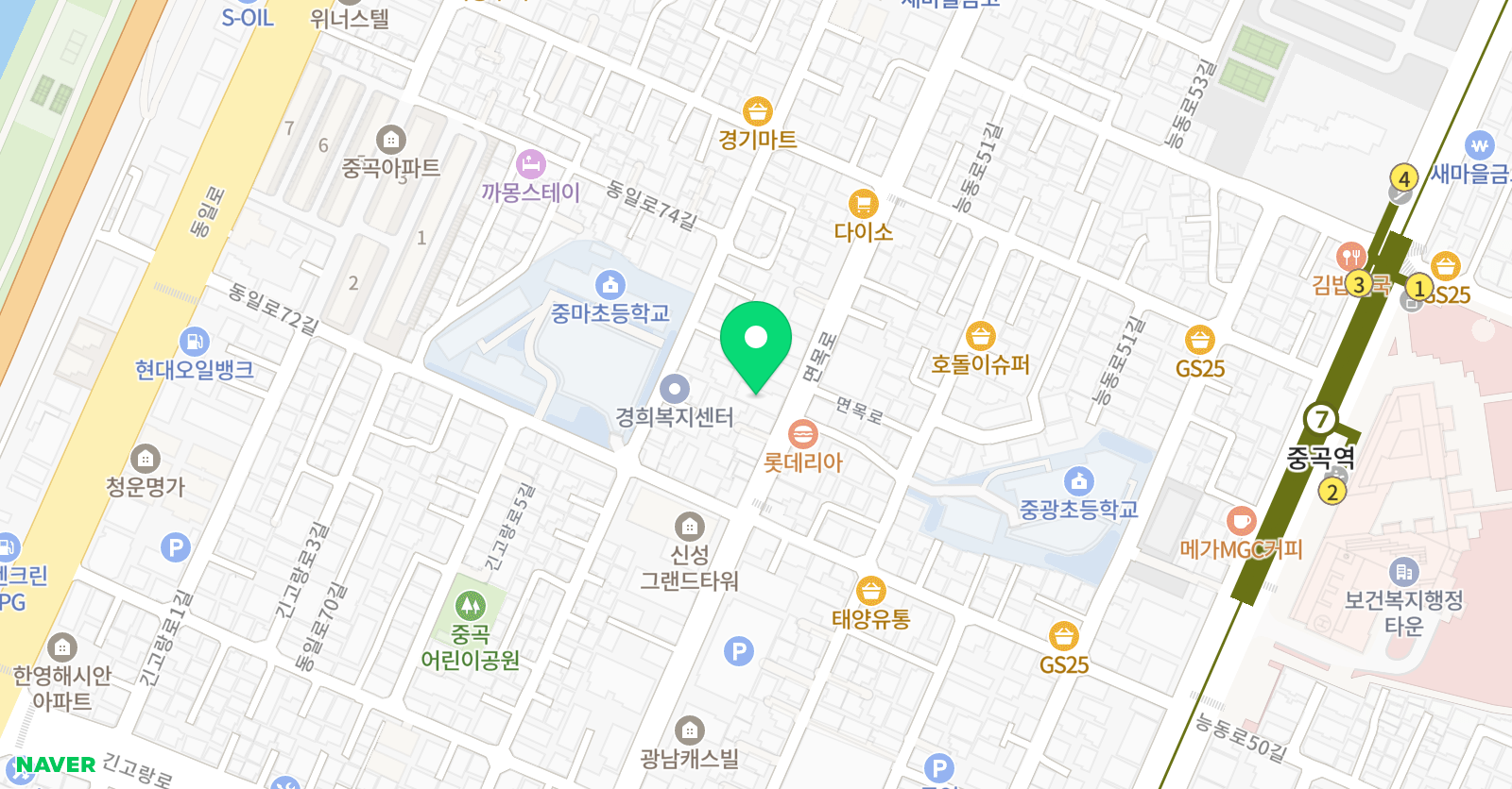 3030영어 조이학원 위치
