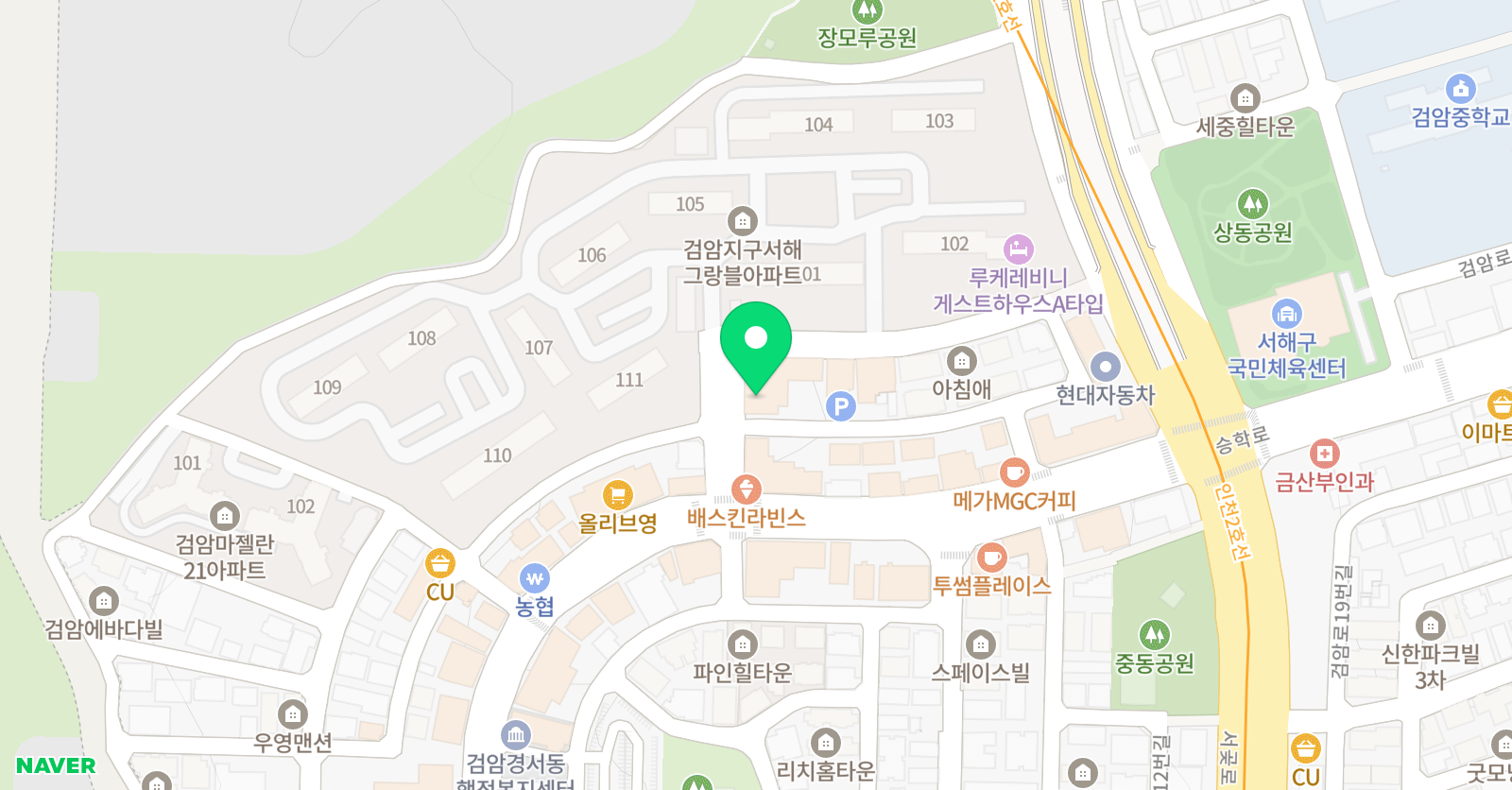 예쁜손 음악학원 위치