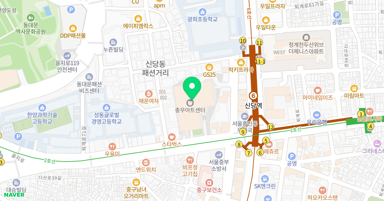 충무스포츠센터 수영장 위치