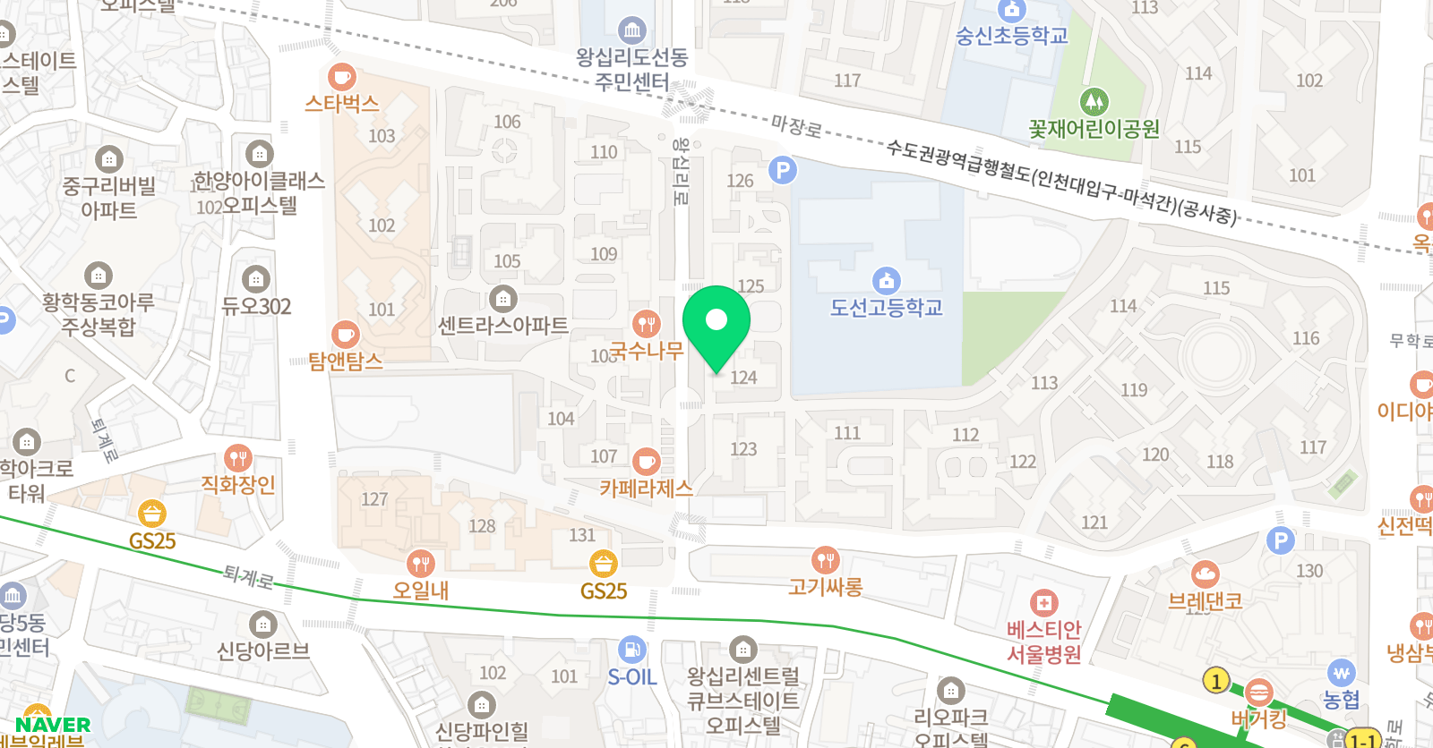 디어메이아뜰리에 미술 위치