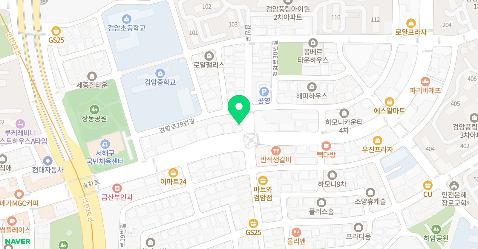 익선 수학학원 위치