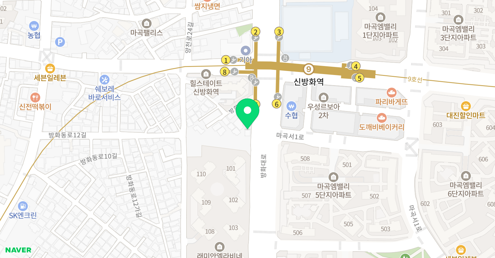SC마곡 유소년축구클럽 위치