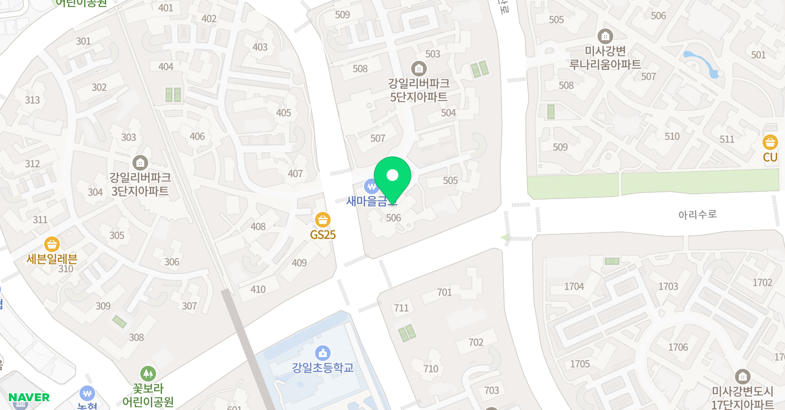 더자람 수학 위치