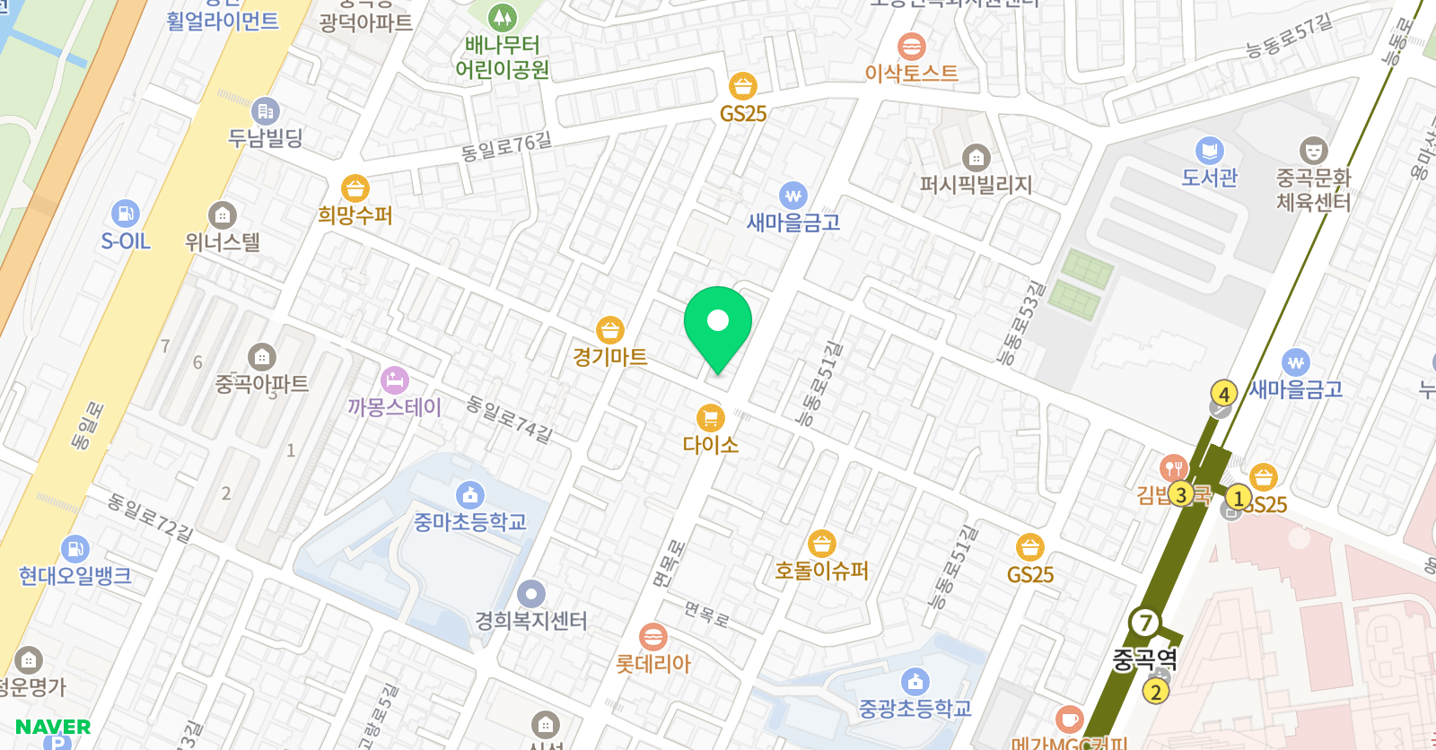 서림 학원 위치