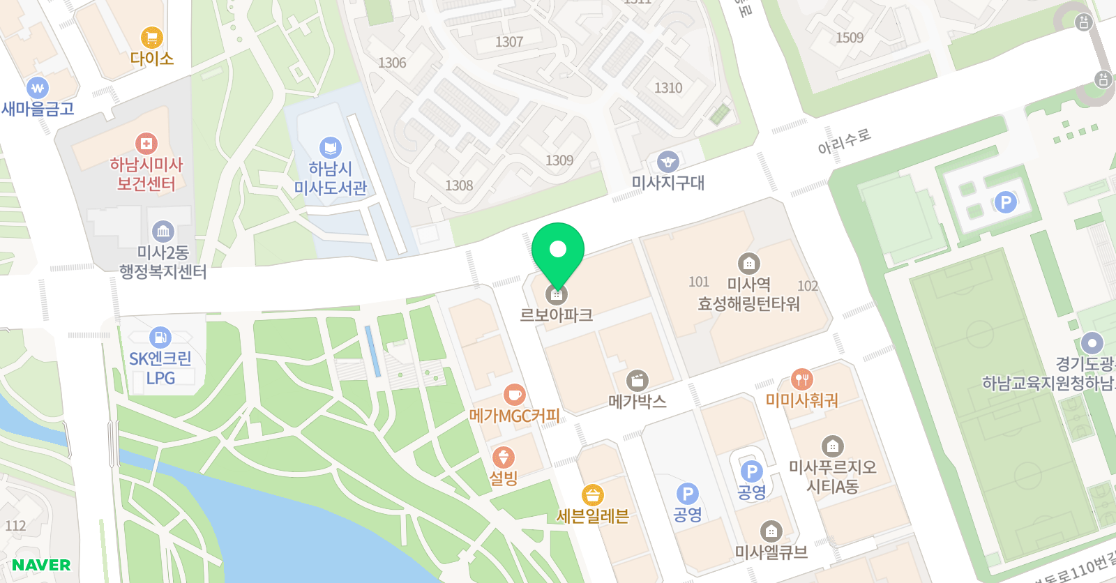 마스터댄스스튜디오 위치
