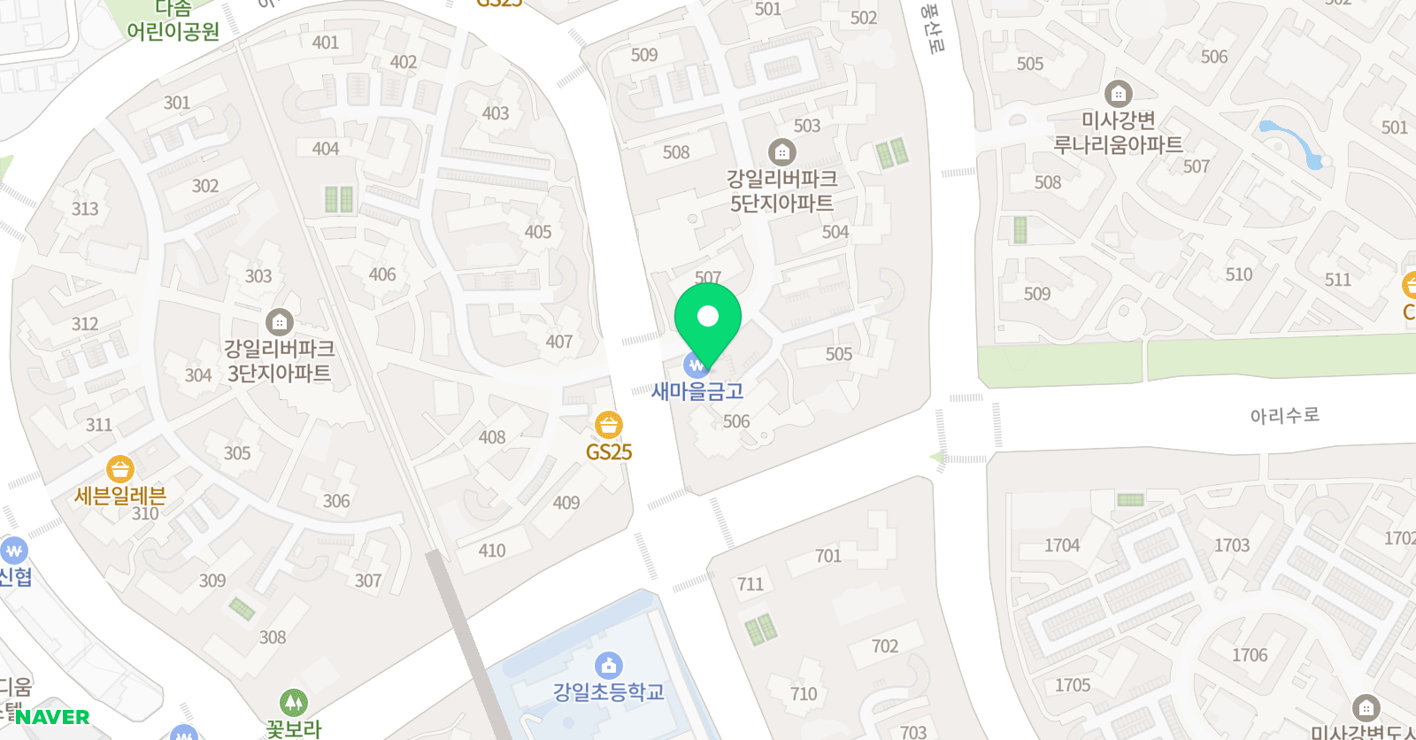 하모니 피아노교습소 위치