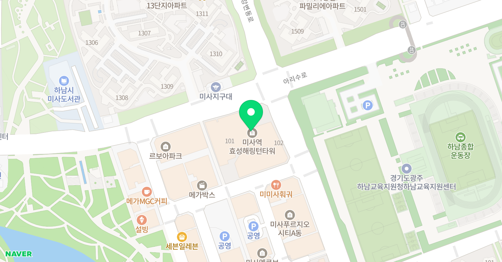 미사무에타이 심캠프 위치