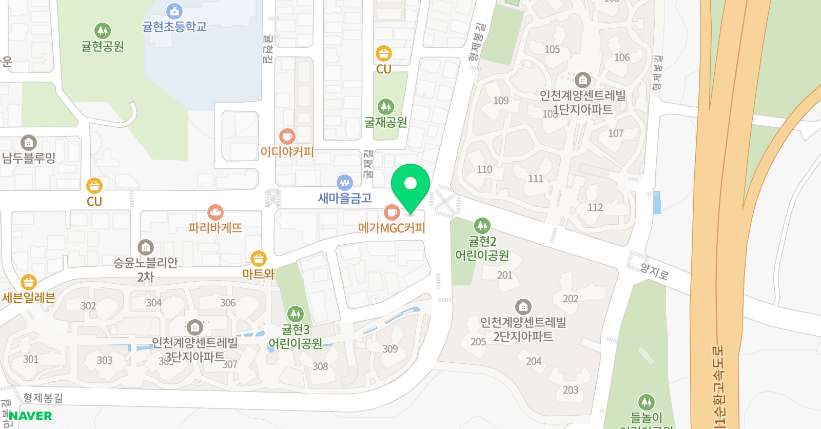 홍익 프레아트 미술학원 위치