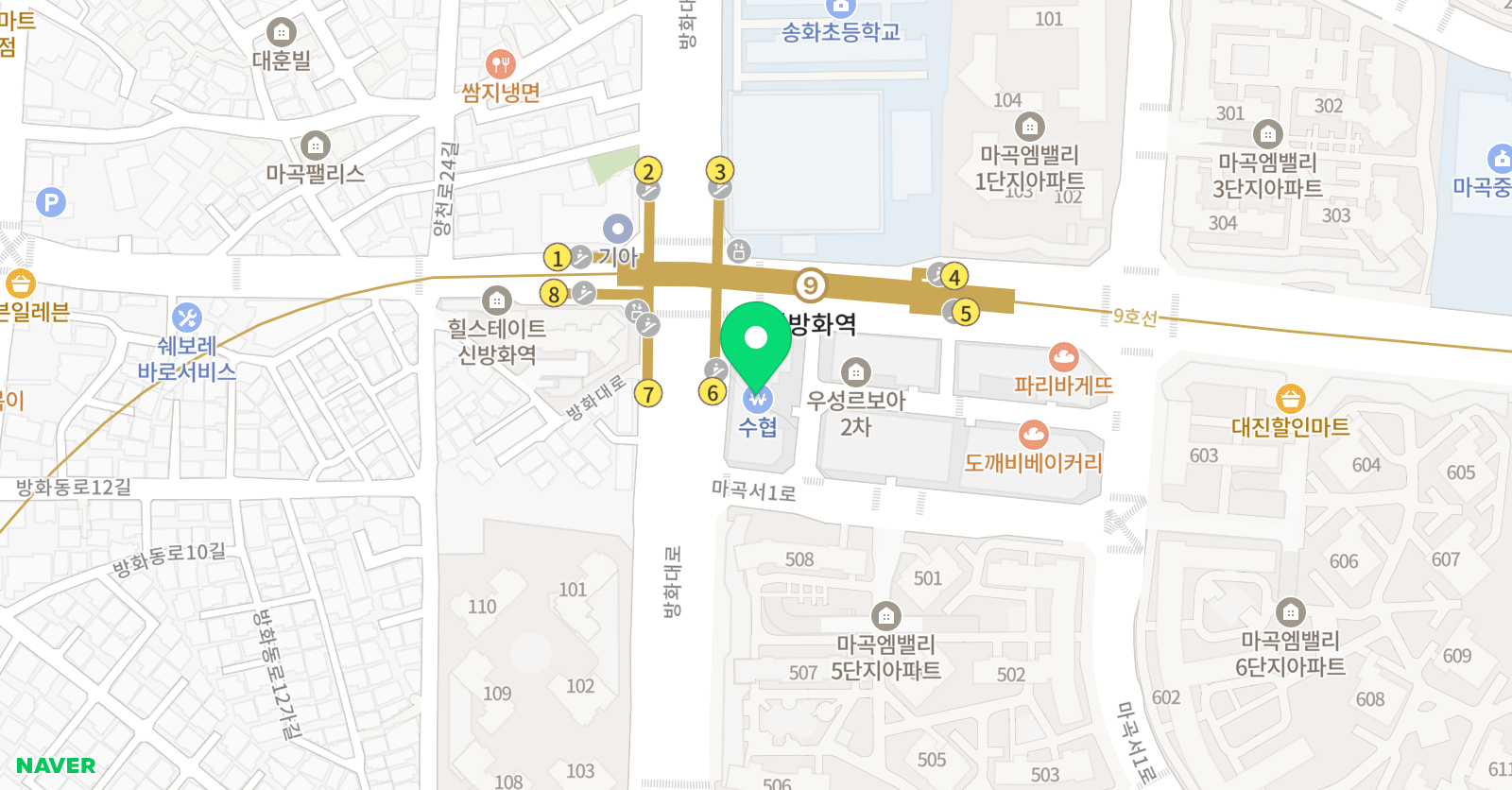 마루 미술학원 위치