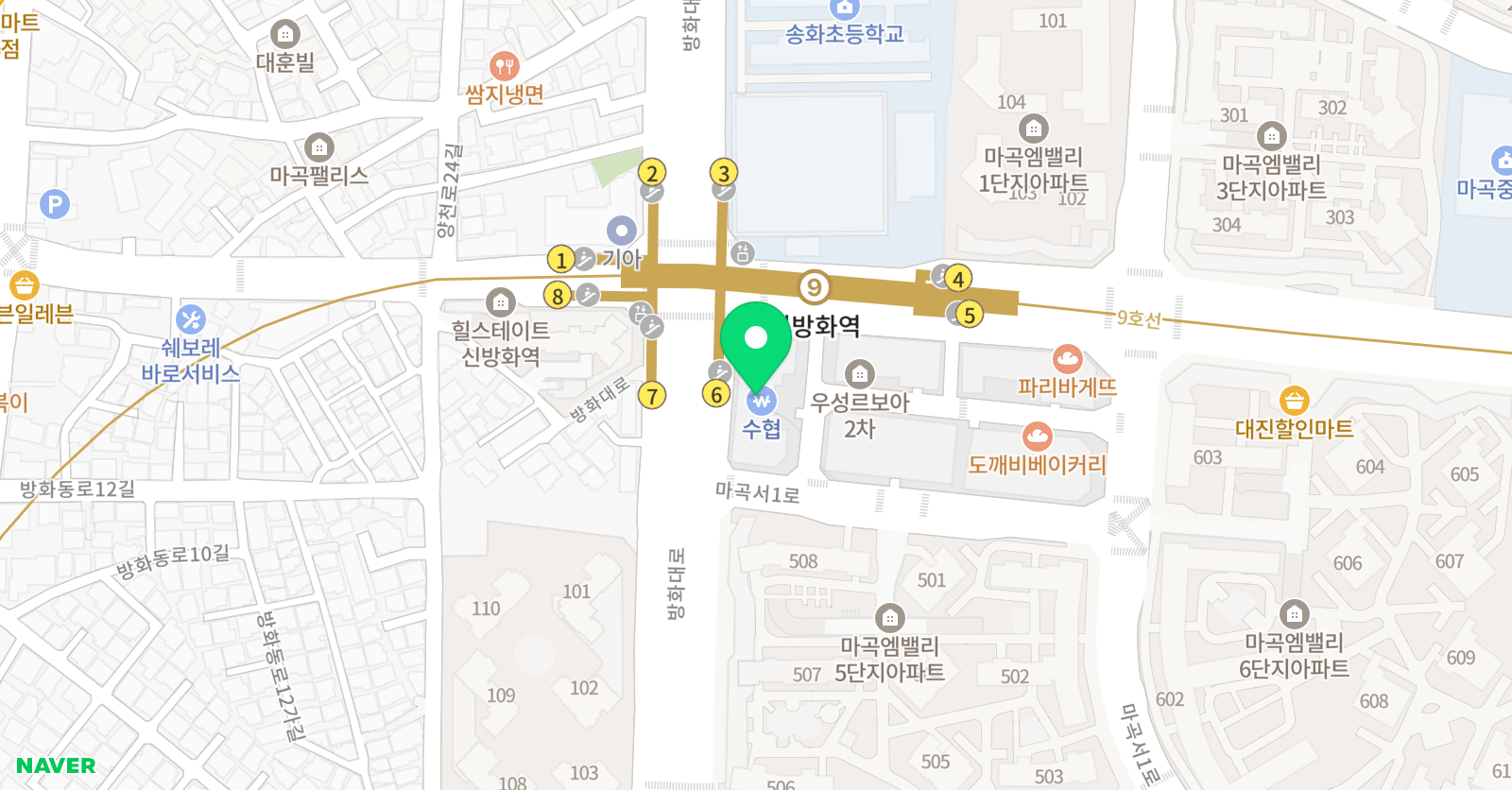 그린 음악학원 위치