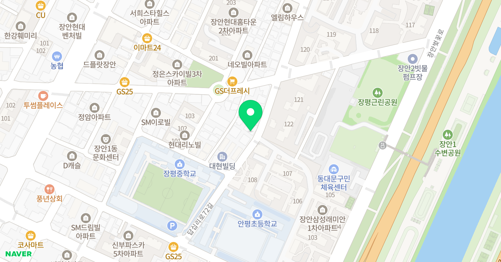 태사랑 태권도 위치