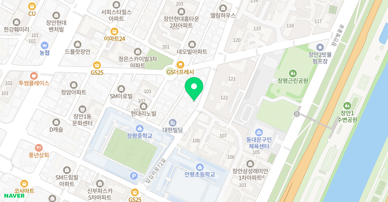 에이펙스 학원 위치