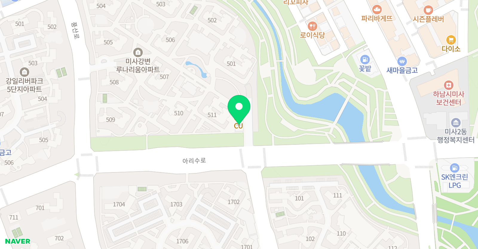 한우리독서토론논술 하남미사루나리움독서교실 위치