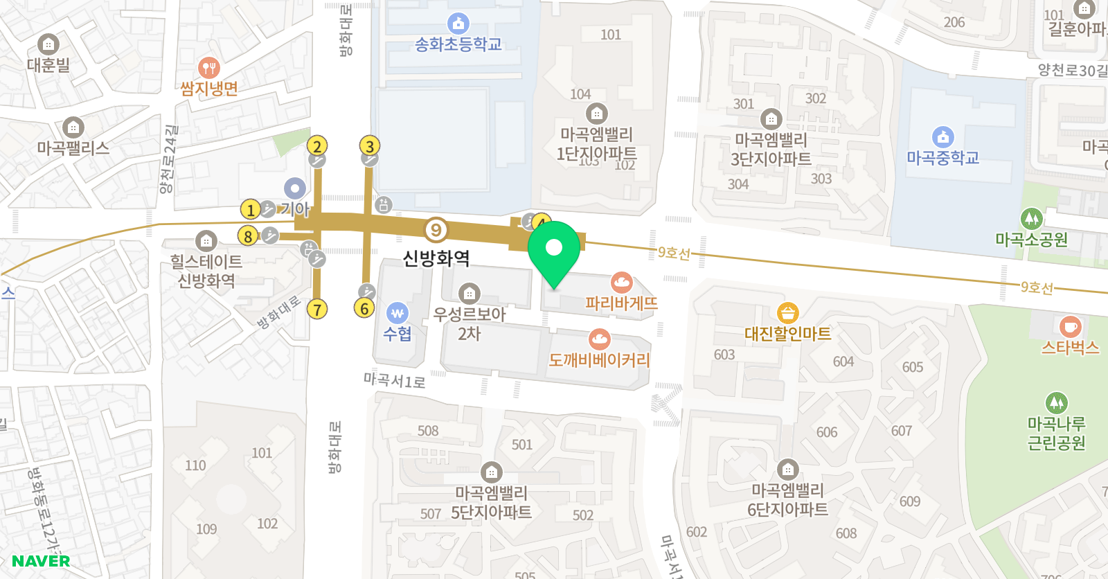 엠밸리 음악학원 위치