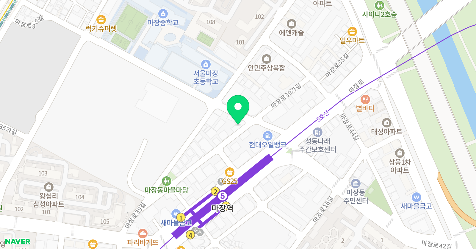 효 바이올린 스튜디오 위치