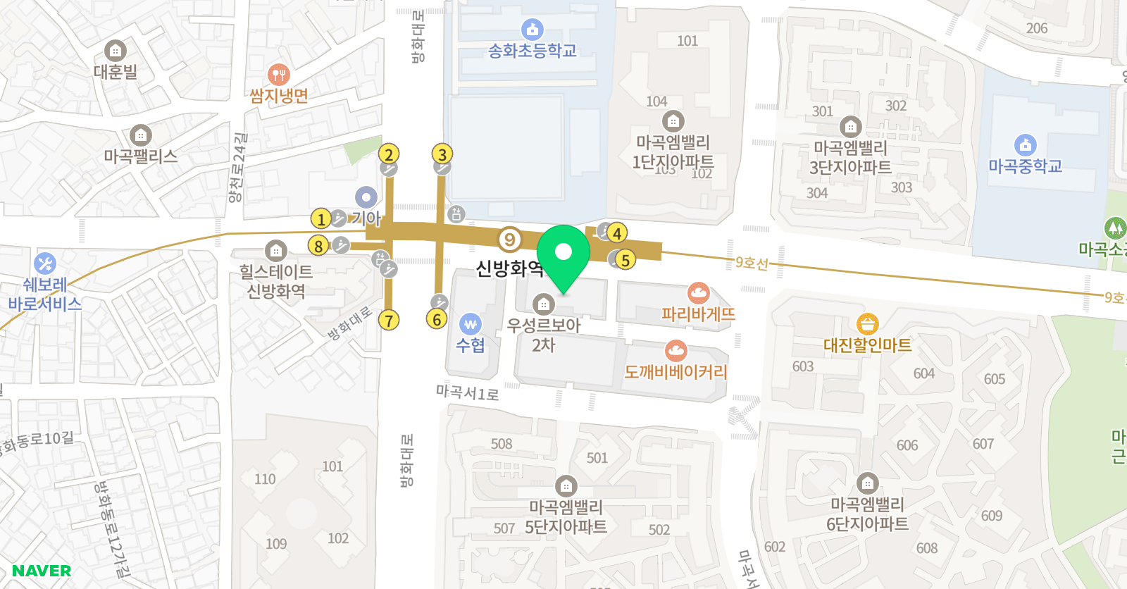 플래뮤 마곡교육원 위치