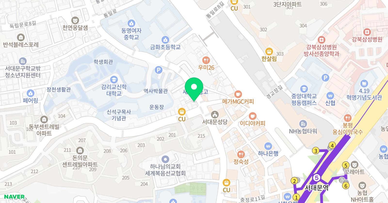 플랜잇에듀 학원 위치