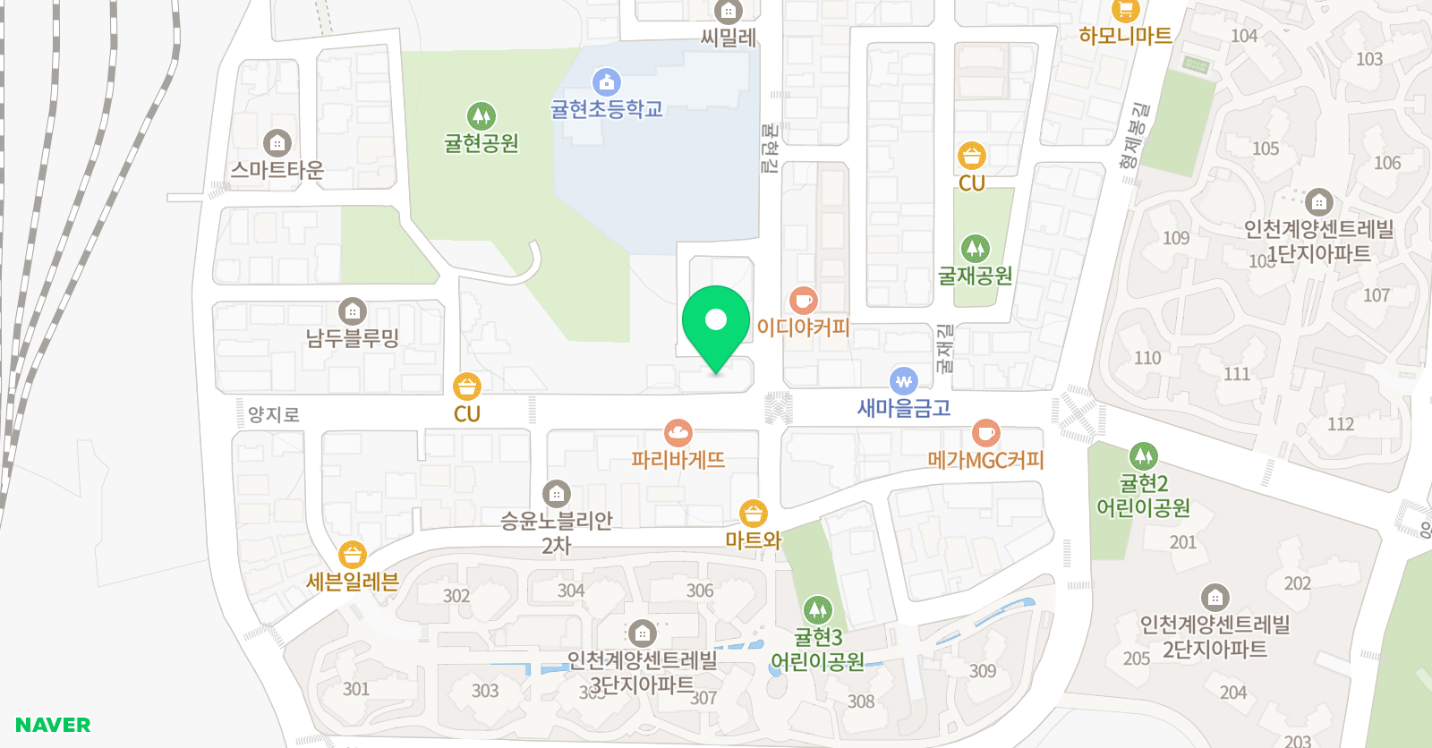 잉글리시아이 계양귤현점 위치