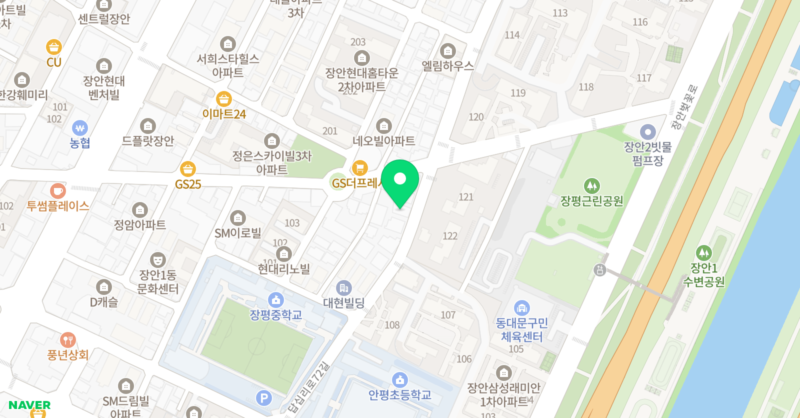 이화포르테 미술 영어학원 위치