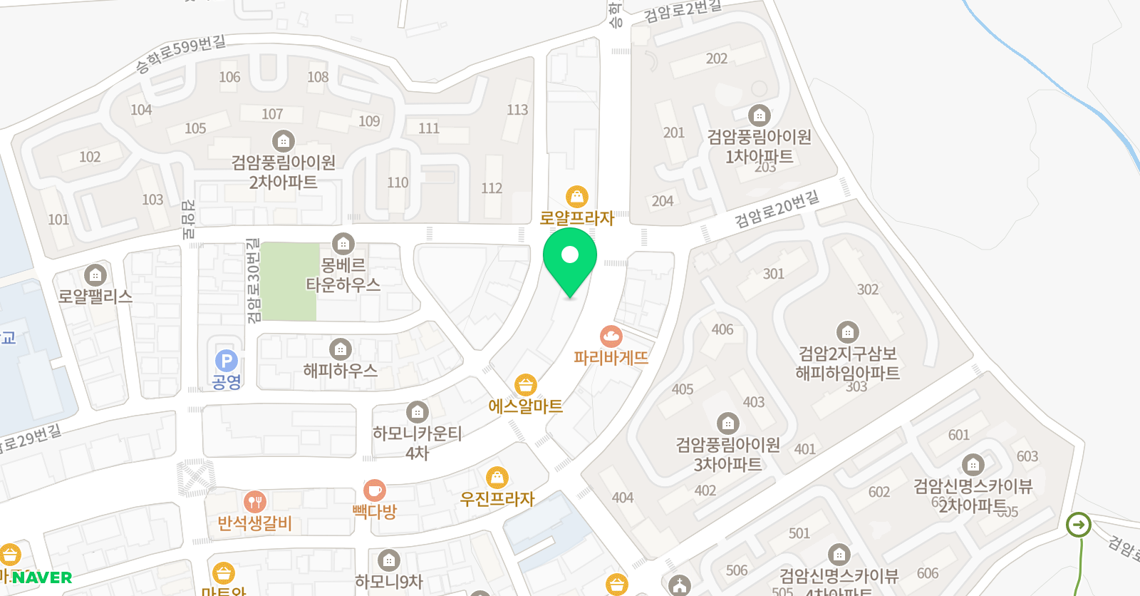 예가람 더함 미술교습소 위치