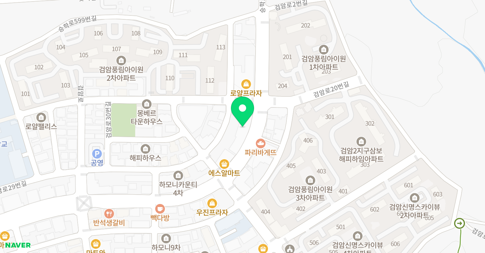 유원 학원 위치