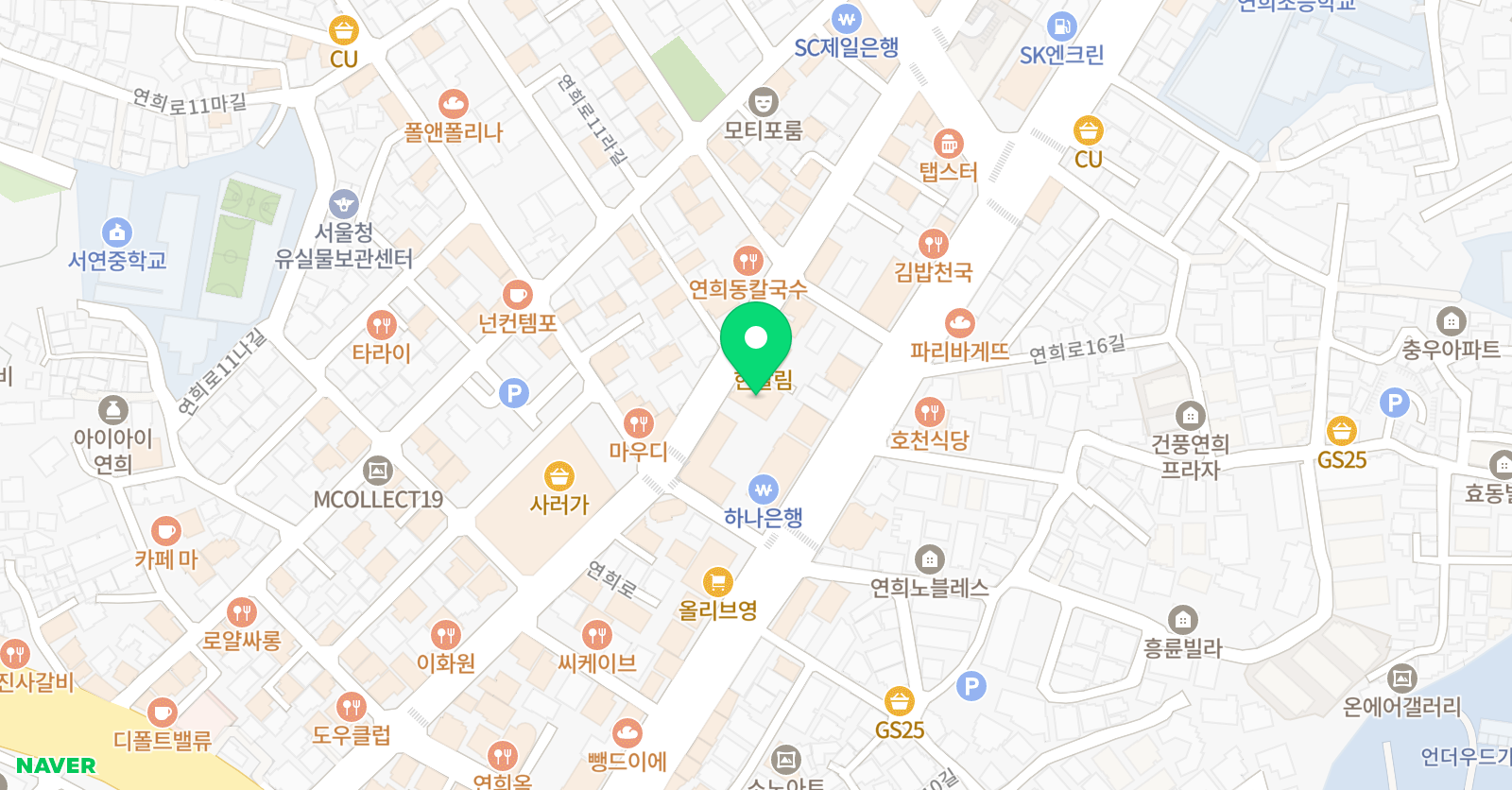 와이즈만 영재학원 서대문상암센터 위치